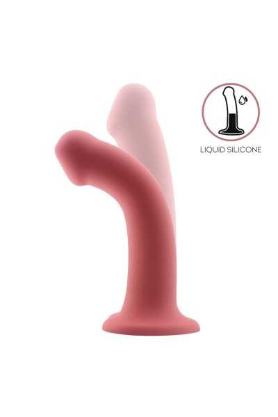 Dildo iper flessibile Bouncy 16,5 cm borgogna