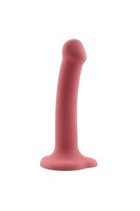 Dildo iper flessibile Bouncy 16,5 cm borgogna