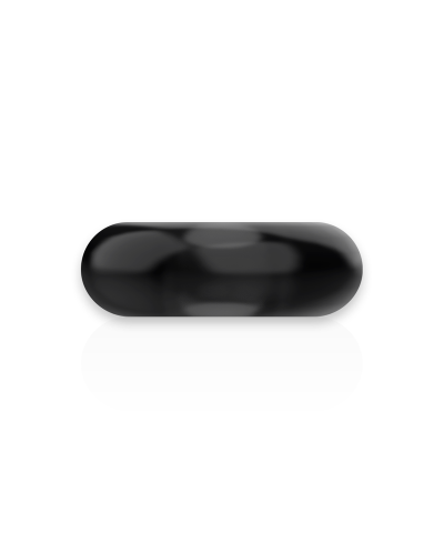 Anello fallico flessibile 3,5 cm nero