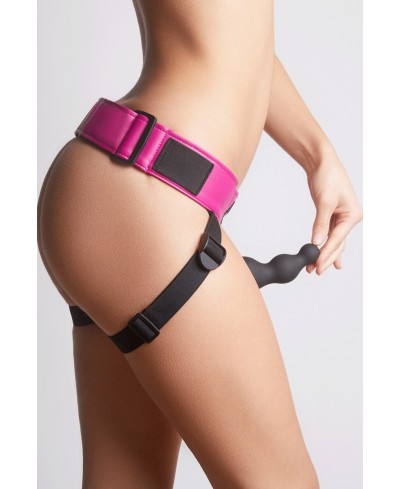 Imbracatura strap on in ecopelle Curious fucsia