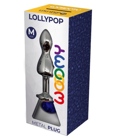 Plug anale Lollypop blu