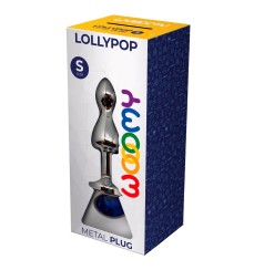 Plug anale Lollypop blu