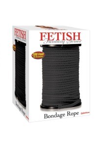 Corda Bondage nera Rope 61 mt.