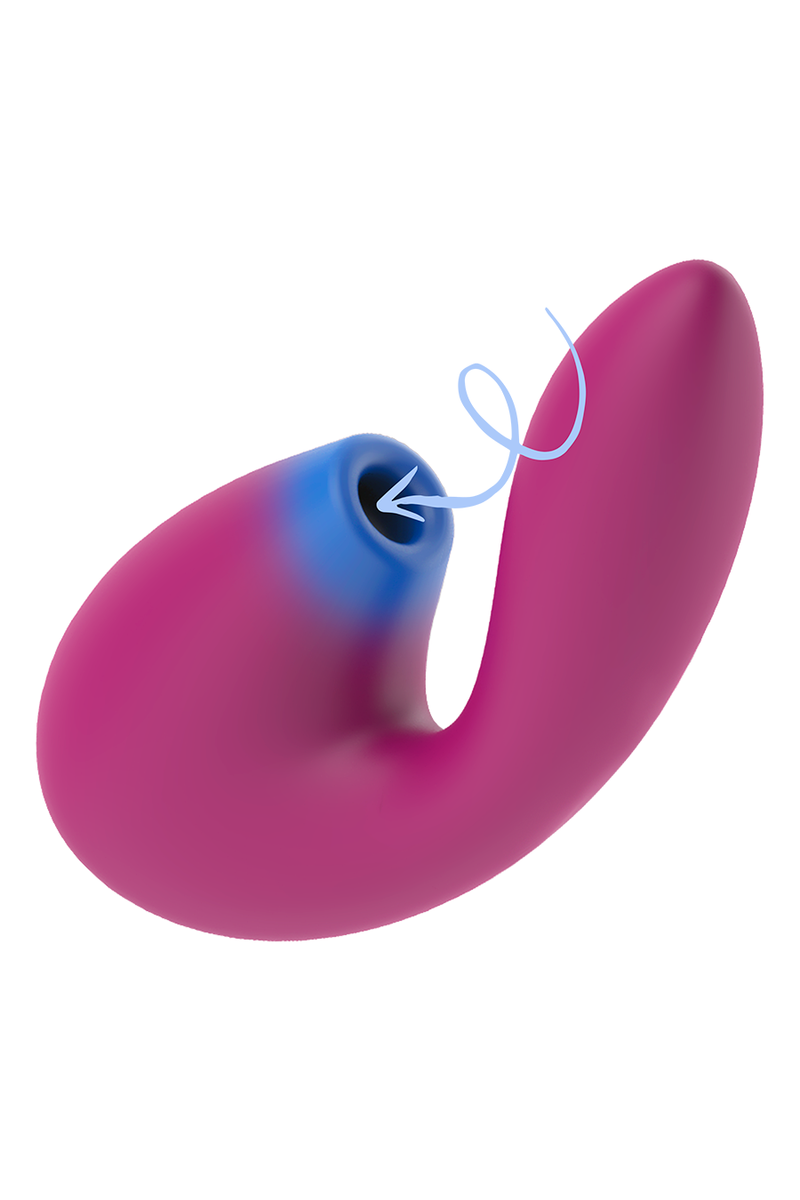 Vibratore punto G e succhia clitoride Rush