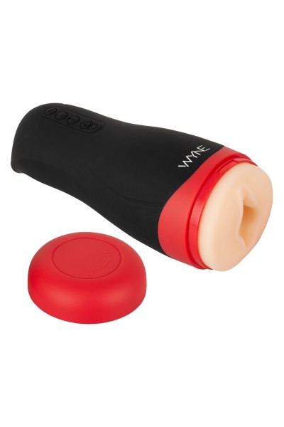 Masturbatore vibrante con aspirazione e calore 01