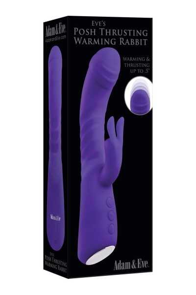 Vibratore rabbit riscaldante con spinta