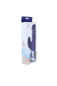 Vibratore rabbit rotante e con movimento su e giù Estuard viola