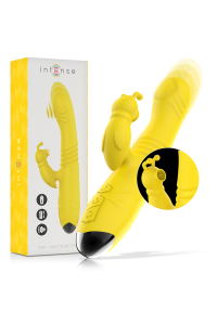 Vibratore rabbit multifunzioni Toky giallo