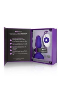 Vibratore anale con telecomando Rimming Petite viola