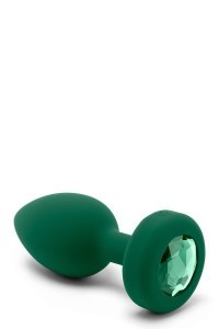 Plug anale vibrante Jewel M/L verde