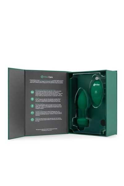 Plug anale vibrante Jewel M/L verde