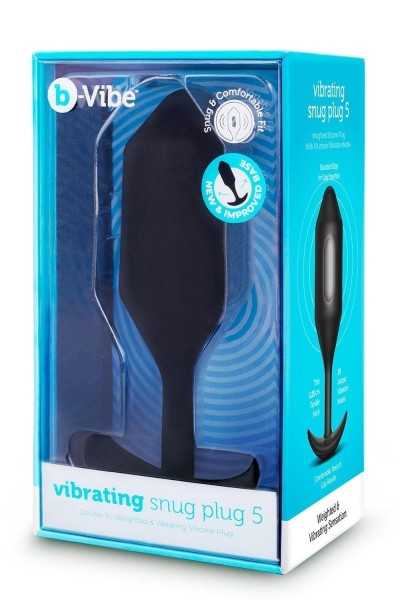 Vibratore anale Snug 5 nero