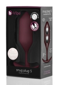 Plug anale Snug Plug 5 rosso