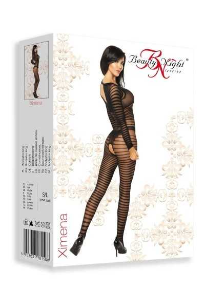 Bodystocking aperta all'inguine Ximena