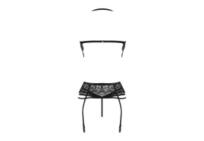 Set guepiere in pizzo e perizoma Lace Temptation