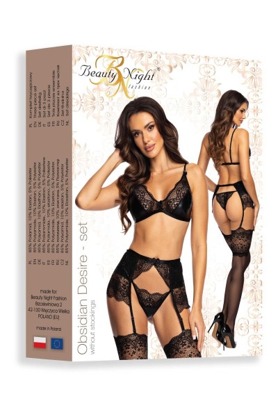 Completino 3 pezzi Obsidian Desire