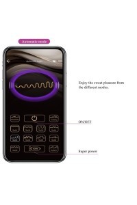 Uovo vibrante con app Nymph viola scuro