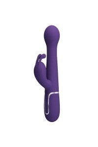 Vibratore rabbit multifunzioni Dejon viola