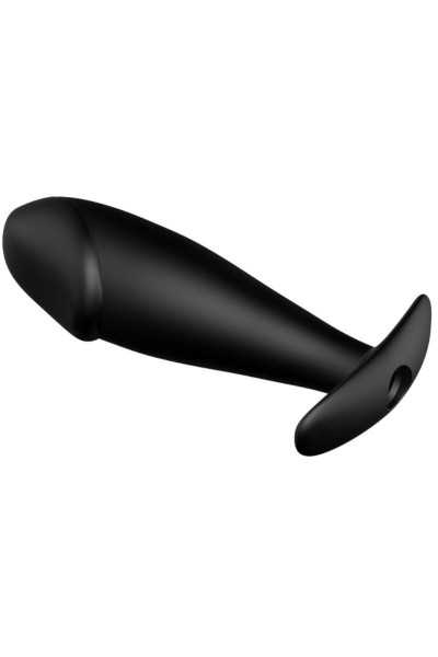 Plug anale nero a forma di pene