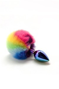 Plug anale in metallo Filippi Rainbow S