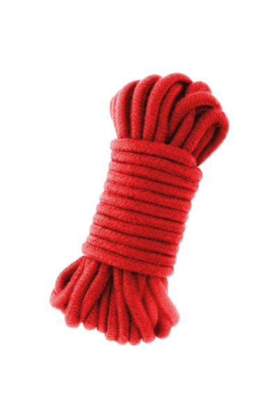 Corda bondage in cotone rosso 5 mt