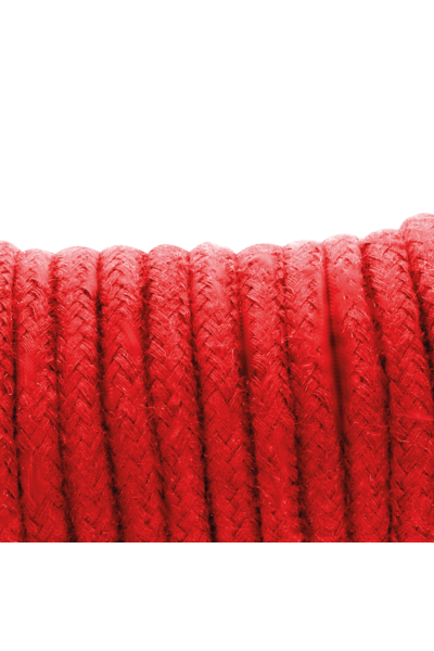 Corda bondage in cotone rosso 5 mt