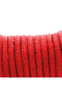 Corda bondage in cotone rosso 5 mt