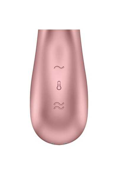 Vibratore rabbit con app Hot Lover rosa e beige