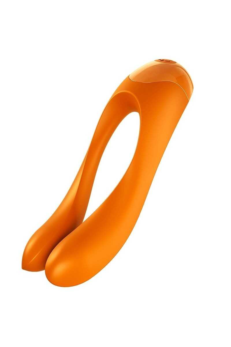 SATISFYER CANDY CANE VIBRADOR DEDO NARANJA