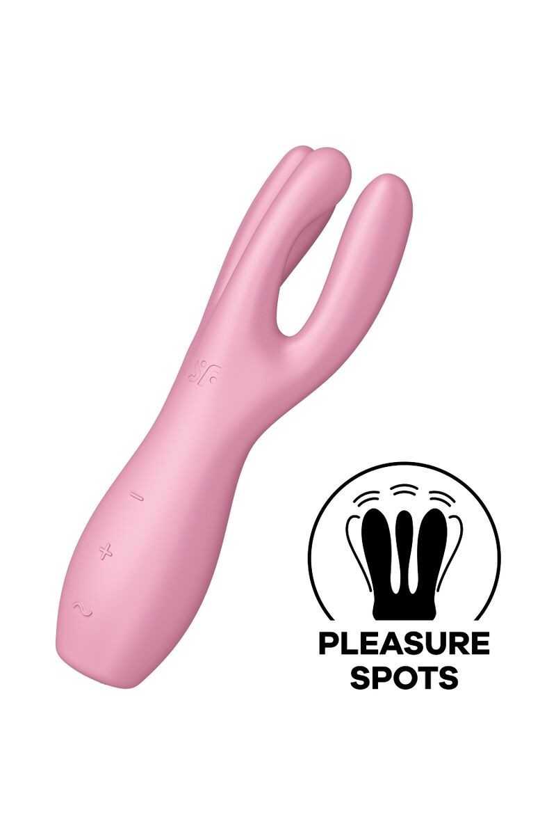 Stimolatore Vaginale Threesome 3 rosa