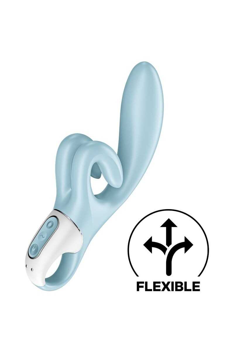 Vibratore rabbit Touch Me azzurro