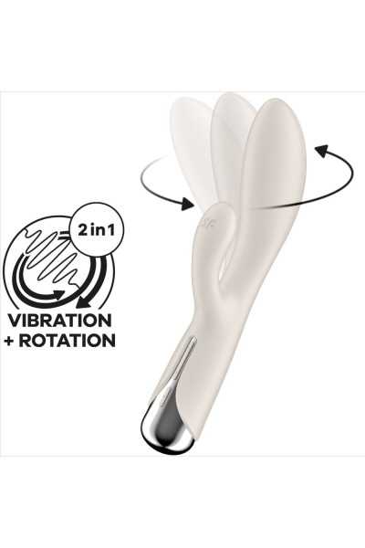 Vibratore rabbit Spinning 1 beige