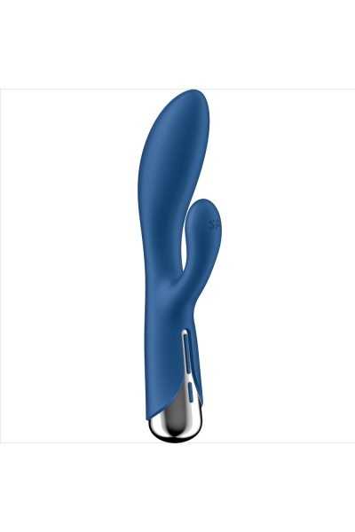 Vibratore rabbit Spinning 1 blu