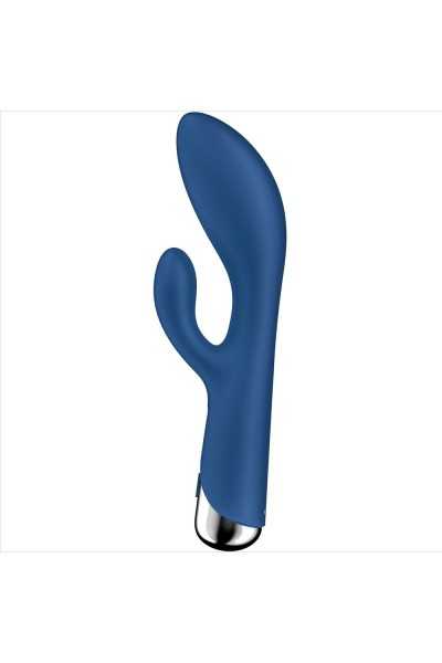 Vibratore rabbit Spinning 1 blu