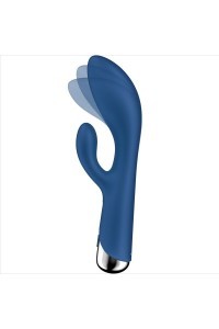 Vibratore rabbit Spinning 1 blu