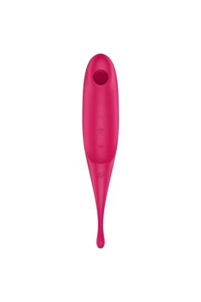 Stimolatore clitorideo Twirling Pro rosso