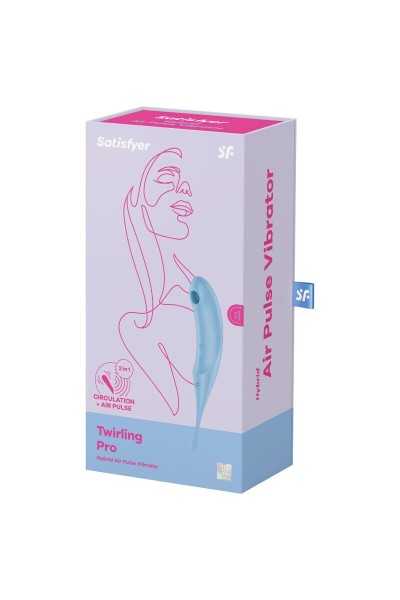 Stimolatore clitorideo Twirling Pro azzurro