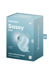 Stimolatore clitorideo Sassy Seal blu