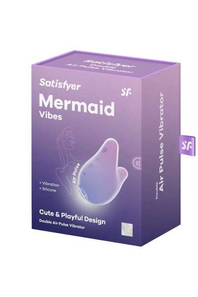 Stimolatore clitorideo Mermaid Vibes viola e rosa