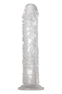 Dildo realistico trasparente con ventosa Crystal Clear 21,6 cm