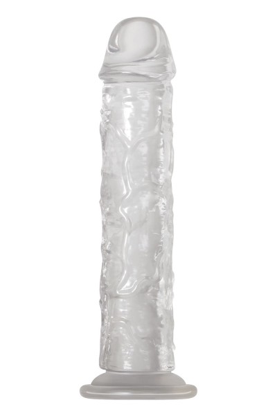 Dildo realistico trasparente con ventosa Crystal Clear 21,6 cm