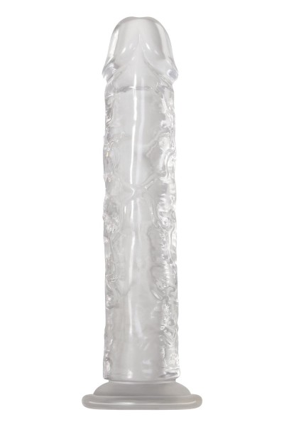 Dildo realistico trasparente con ventosa Crystal Clear 21,6 cm