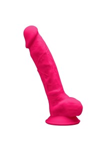 Dildo realistico Adam fucsia 17,5 cm