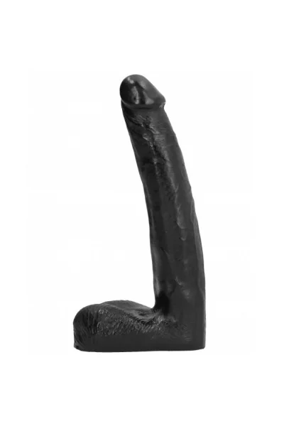 ALL BLACK DILDO REALISTICO 21CM