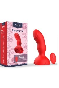 Vibratore anale telecomandato Bloom rosa