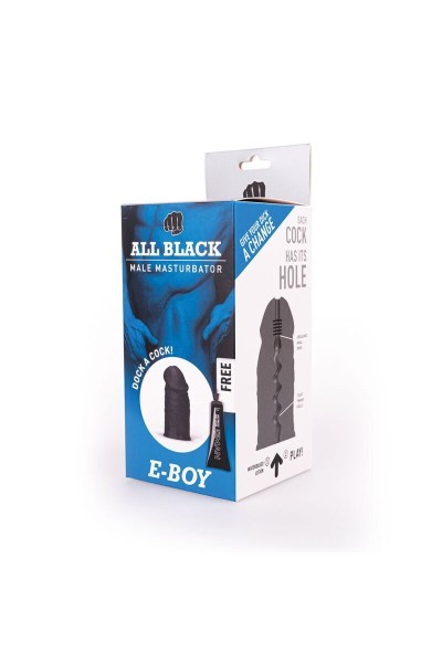 Masturbatore In Real Skin Touch E Boy - All Black