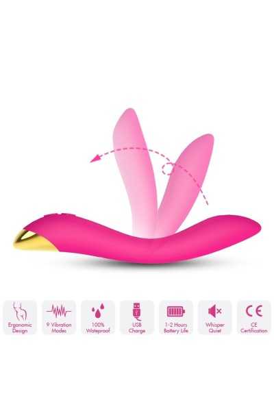 Vibratore punto G Flamingo fucsia