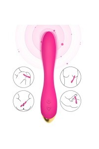 Vibratore punto G Flamingo fucsia