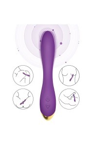 Vibratore punto G Flamingo viola