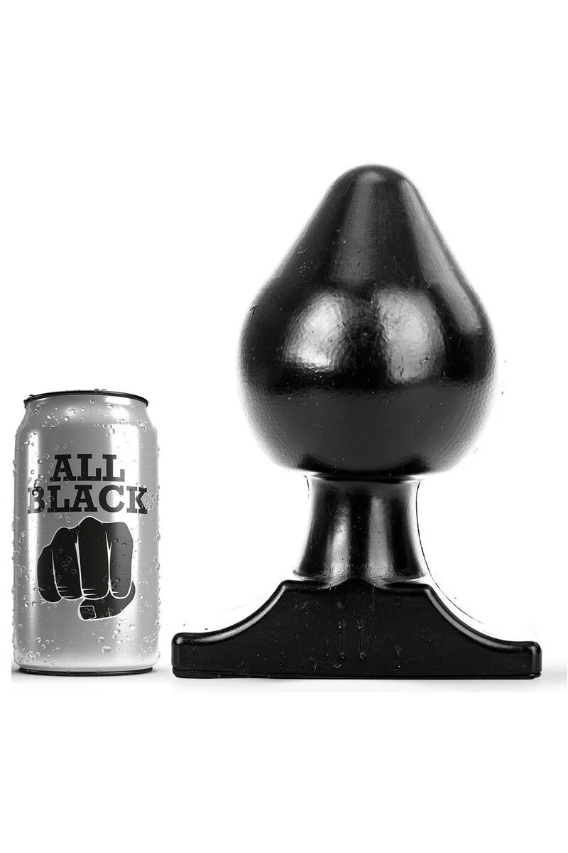 ALL BLACK ANAL PLUG 19CM